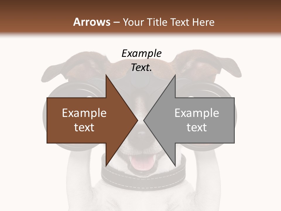 Binocular Joke Terrier PowerPoint Template