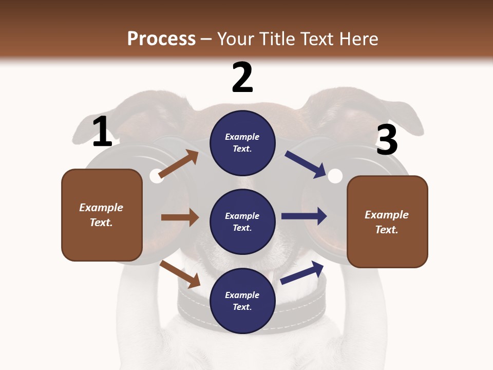 Binocular Joke Terrier PowerPoint Template