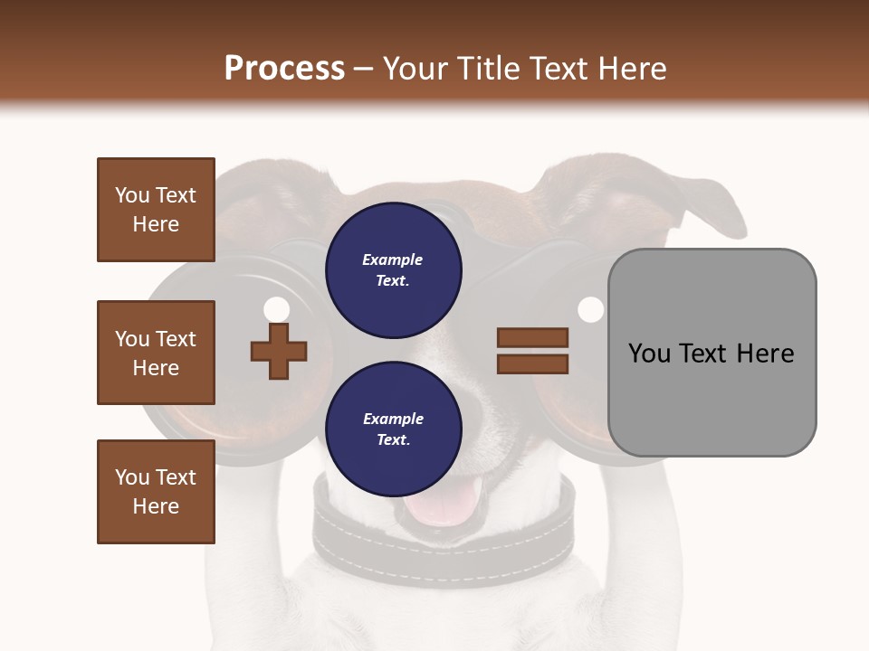 Binocular Joke Terrier PowerPoint Template