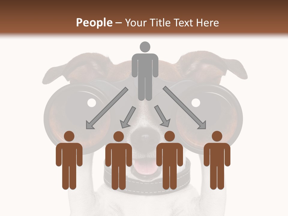 Binocular Joke Terrier PowerPoint Template
