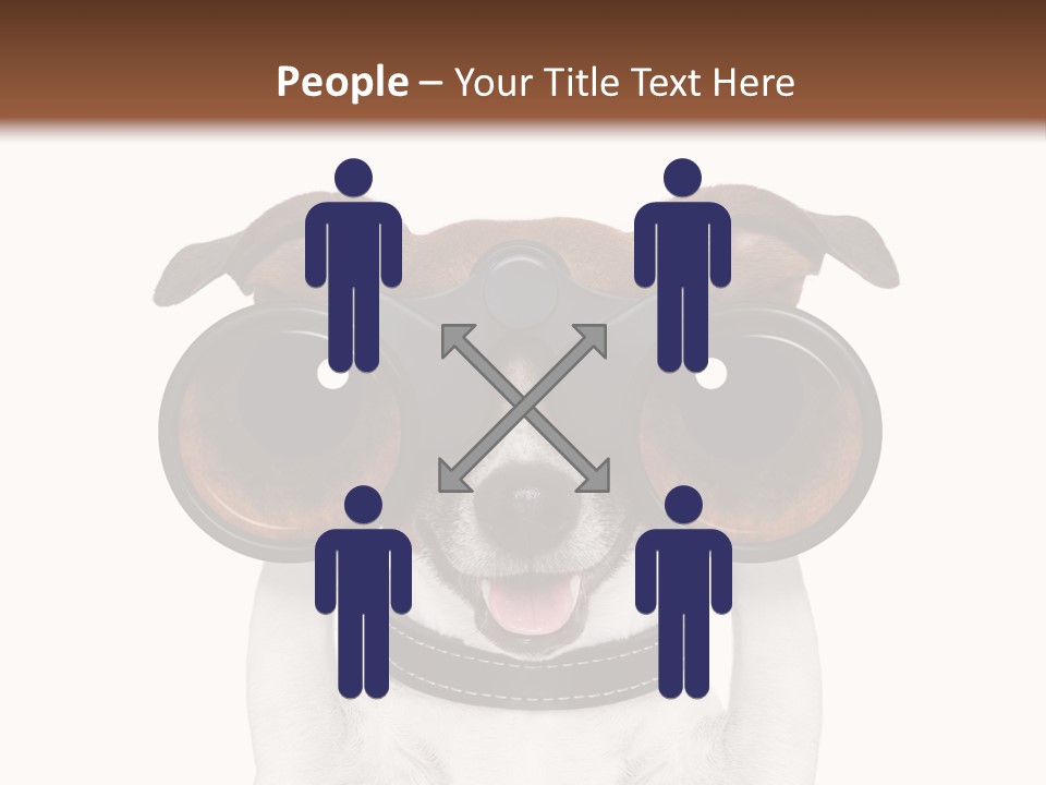 Binocular Joke Terrier PowerPoint Template