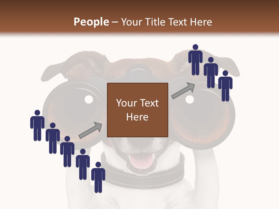 Binocular Joke Terrier PowerPoint Template