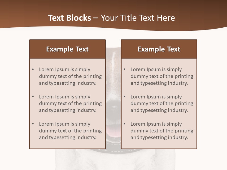 Pet Face Close PowerPoint Template