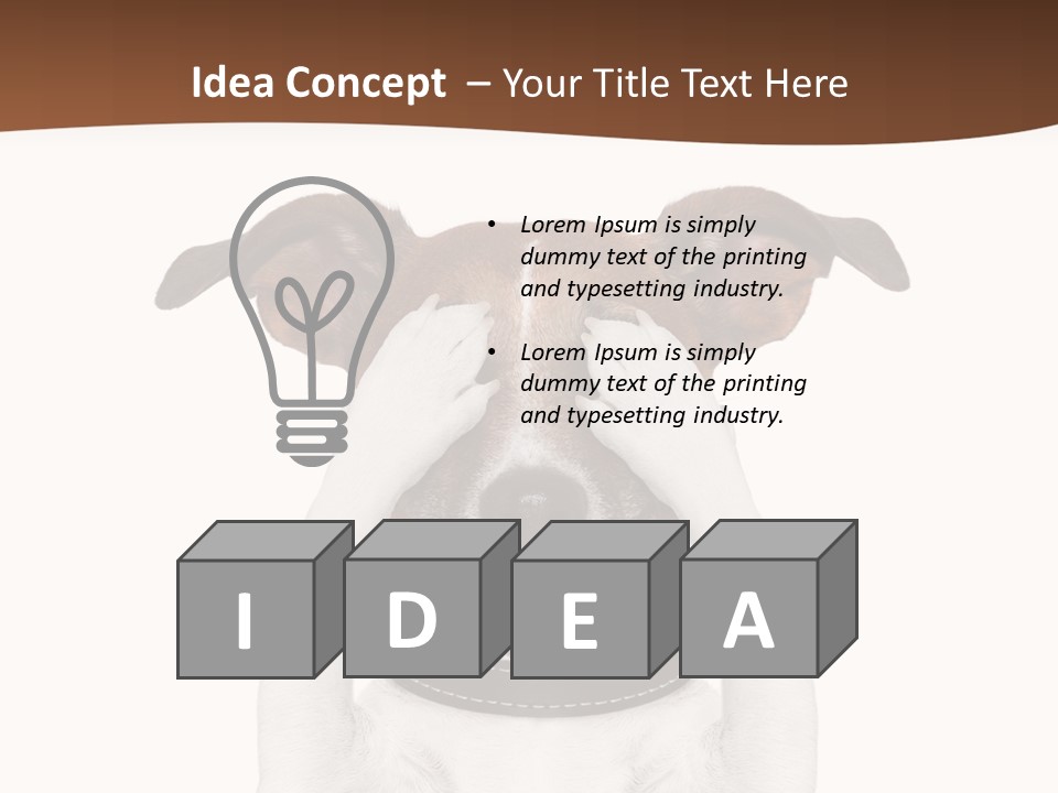 Pet Face Close PowerPoint Template