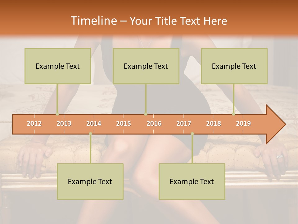 White Pretty Girl PowerPoint Template