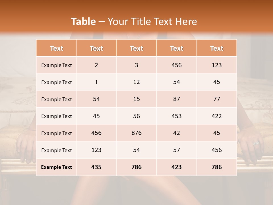 White Pretty Girl PowerPoint Template