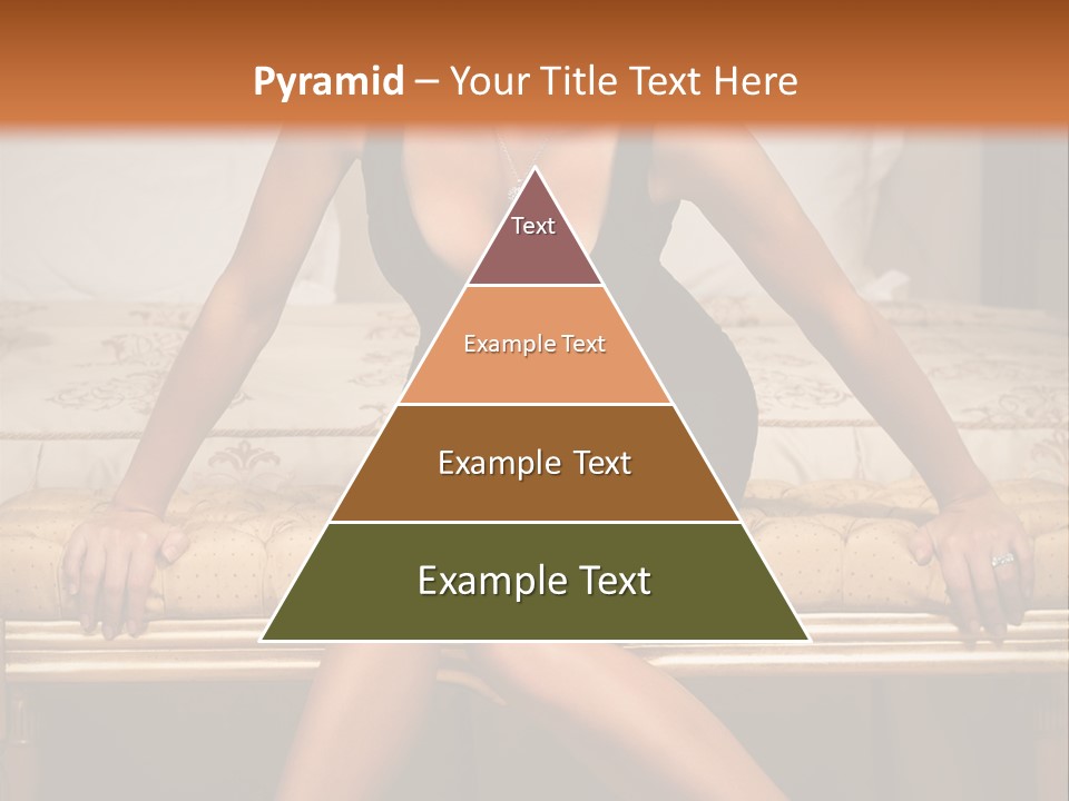 White Pretty Girl PowerPoint Template