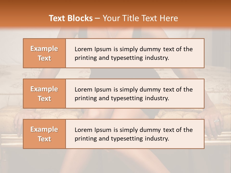 White Pretty Girl PowerPoint Template