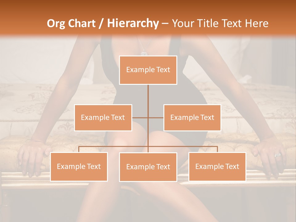 White Pretty Girl PowerPoint Template