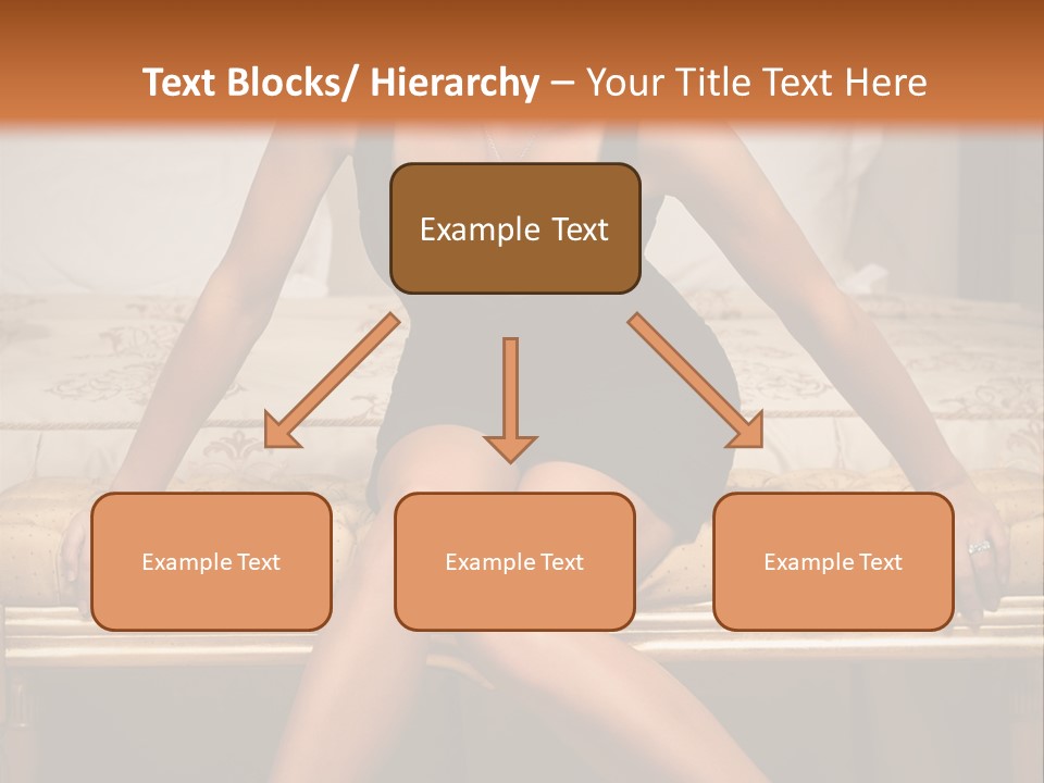 White Pretty Girl PowerPoint Template