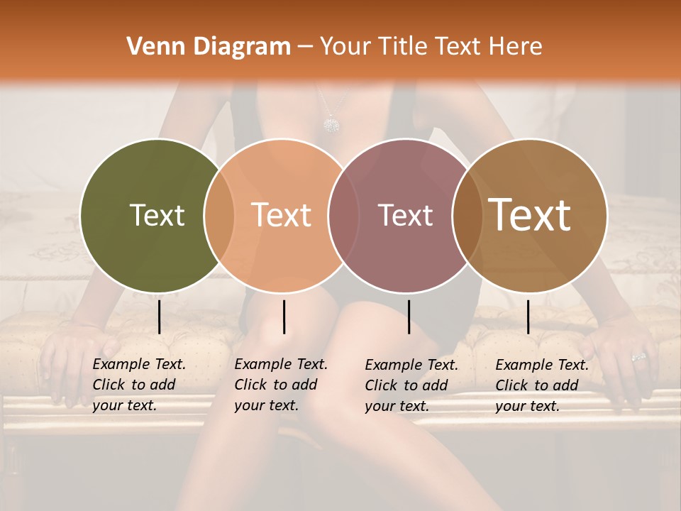 White Pretty Girl PowerPoint Template