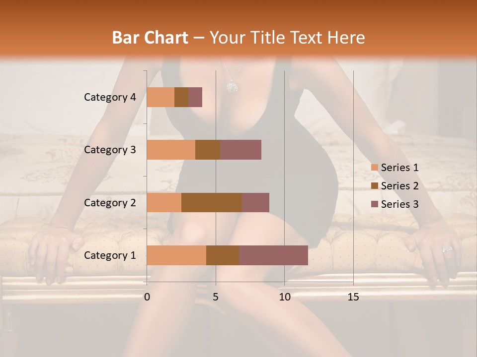 White Pretty Girl PowerPoint Template