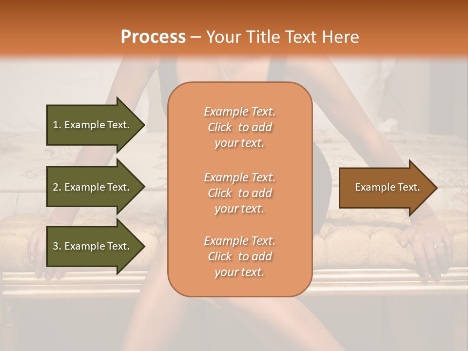 White Pretty Girl PowerPoint Template