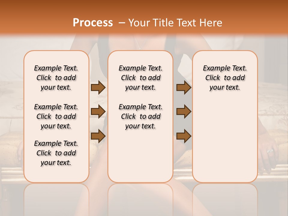 White Pretty Girl PowerPoint Template