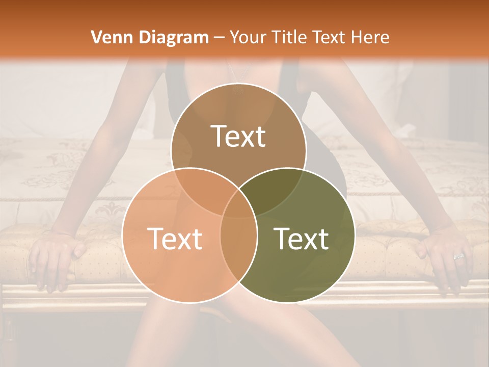 White Pretty Girl PowerPoint Template