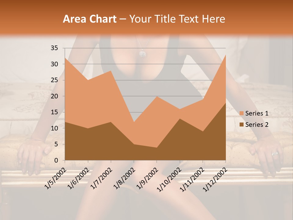 White Pretty Girl PowerPoint Template