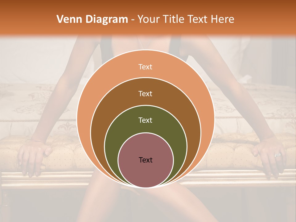 White Pretty Girl PowerPoint Template