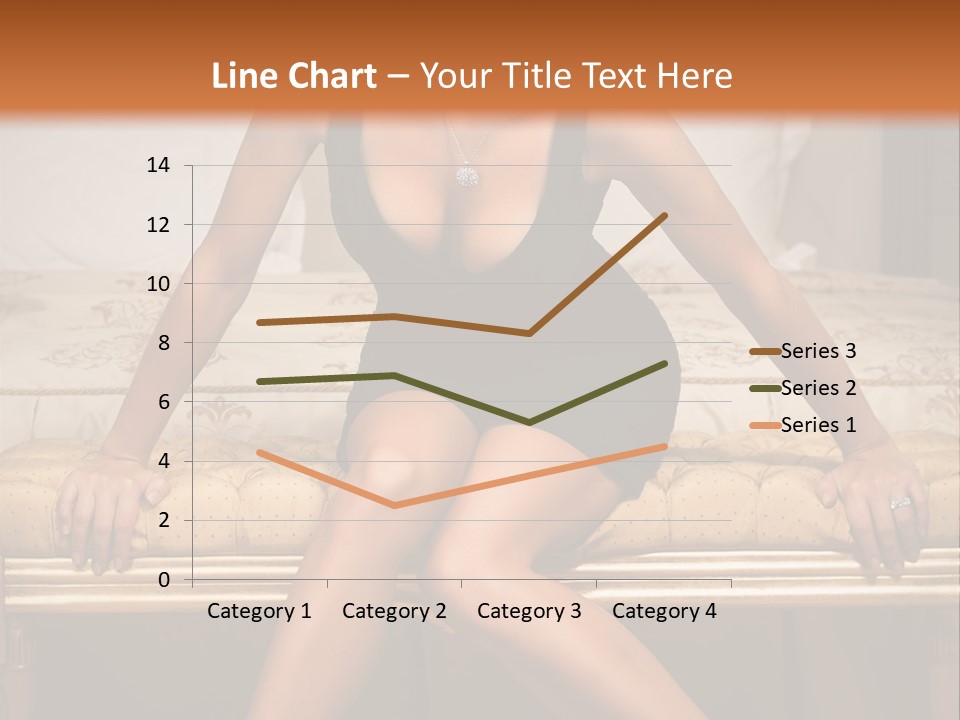 White Pretty Girl PowerPoint Template