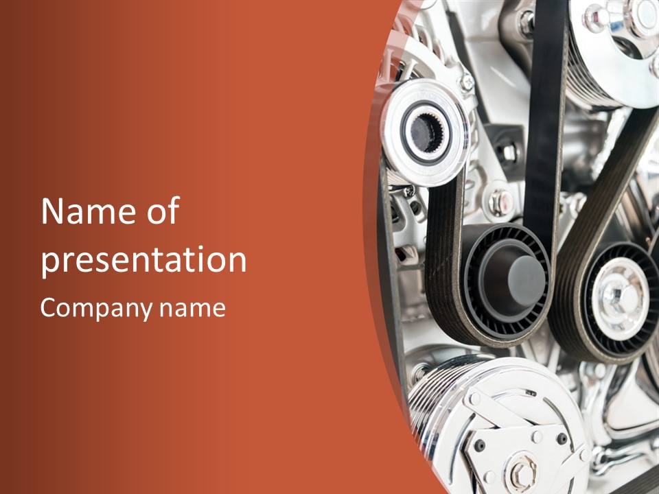 Industry Metal Generator PowerPoint Template