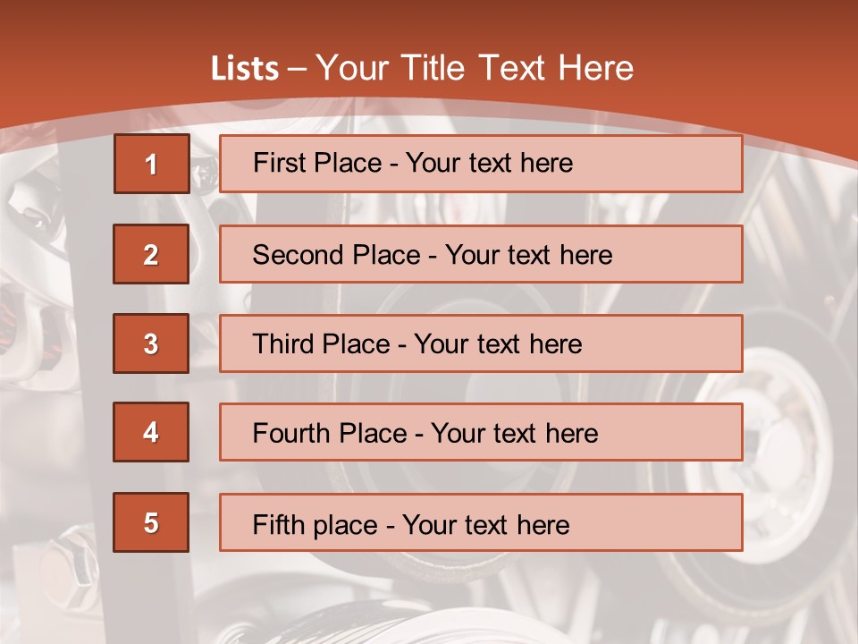 Industry Metal Generator PowerPoint Template