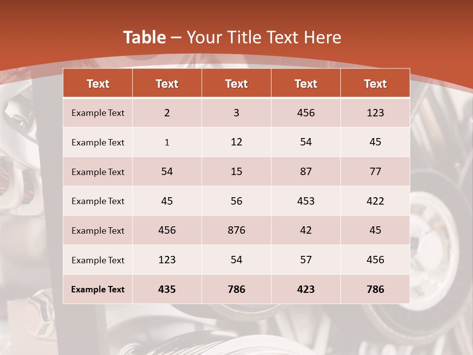 Industry Metal Generator PowerPoint Template