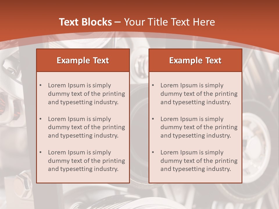 Industry Metal Generator PowerPoint Template