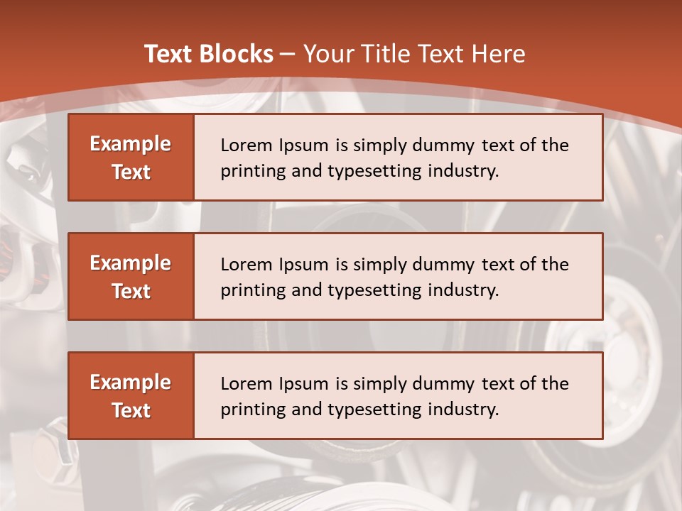 Industry Metal Generator PowerPoint Template