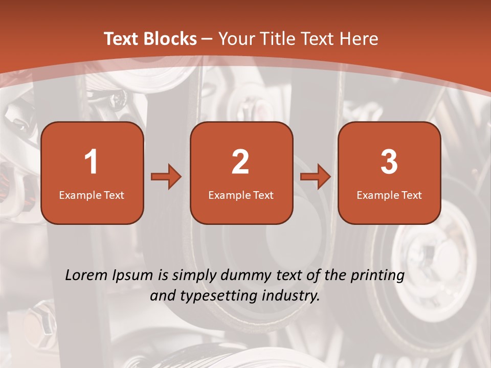 Industry Metal Generator PowerPoint Template