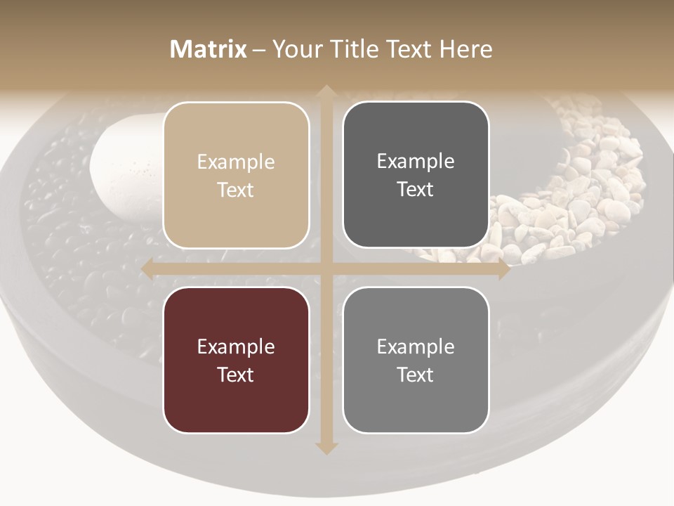 Gravel Yin Wellness PowerPoint Template