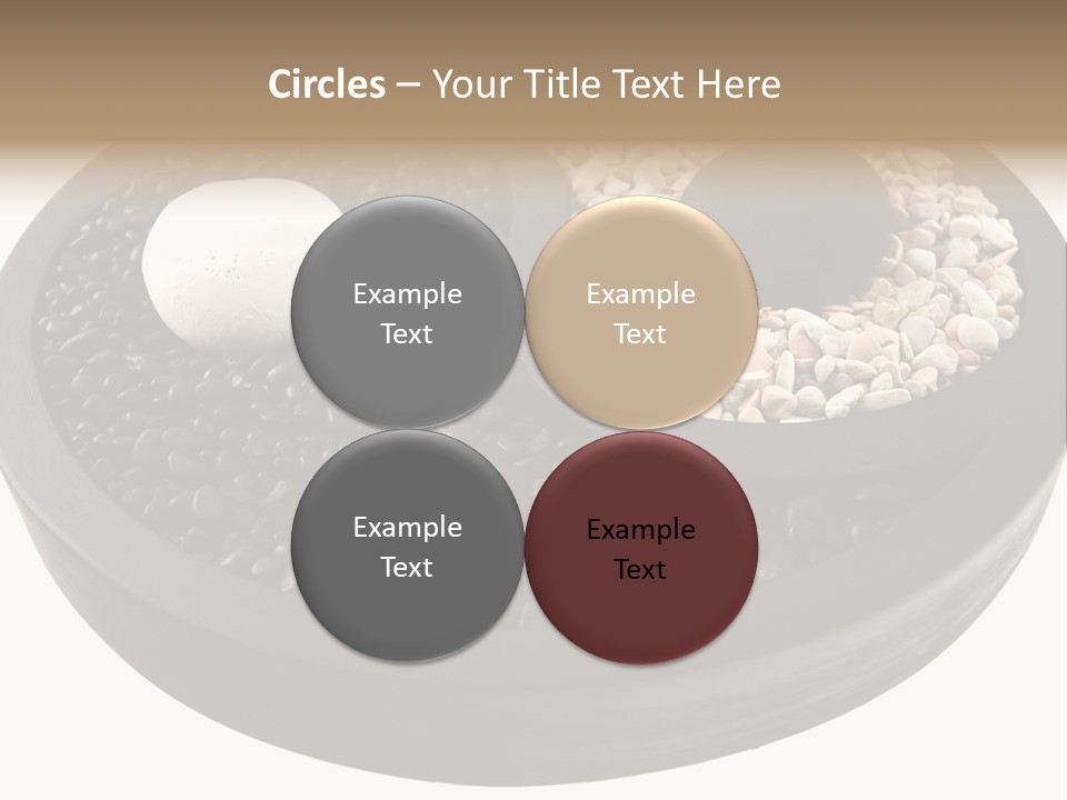 Gravel Yin Wellness PowerPoint Template