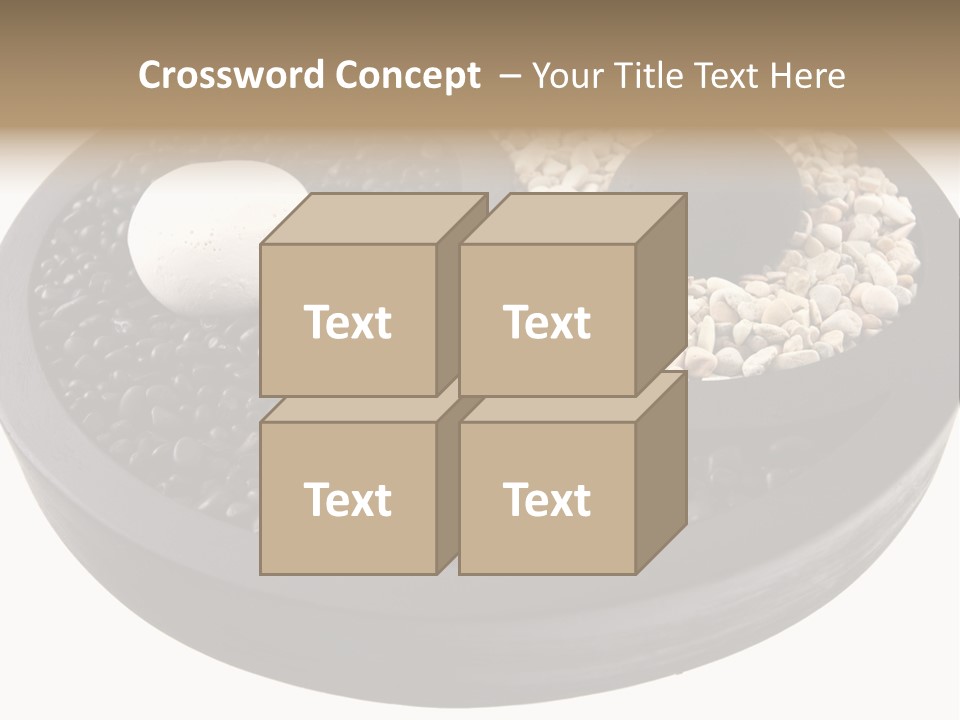 Gravel Yin Wellness PowerPoint Template
