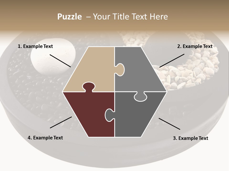 Gravel Yin Wellness PowerPoint Template