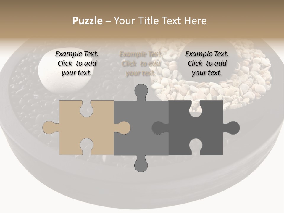 Gravel Yin Wellness PowerPoint Template