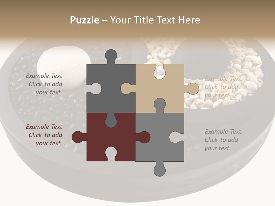 Gravel Yin Wellness PowerPoint Template