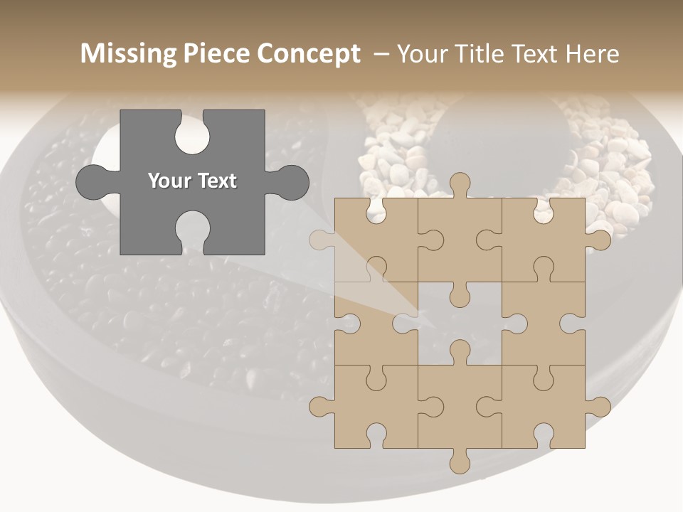 Gravel Yin Wellness PowerPoint Template