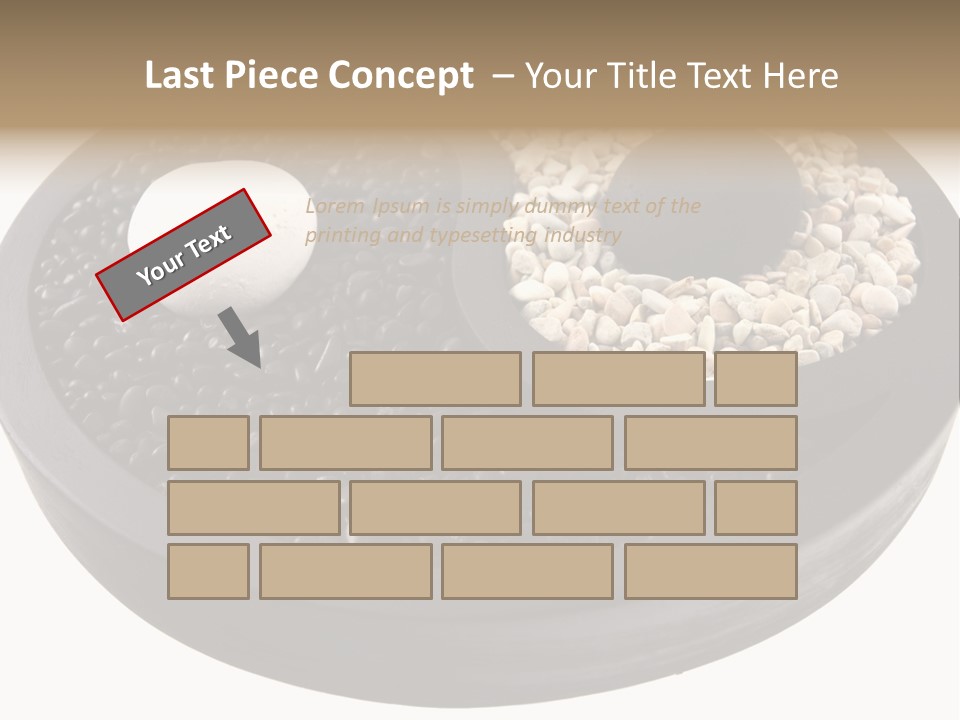 Gravel Yin Wellness PowerPoint Template