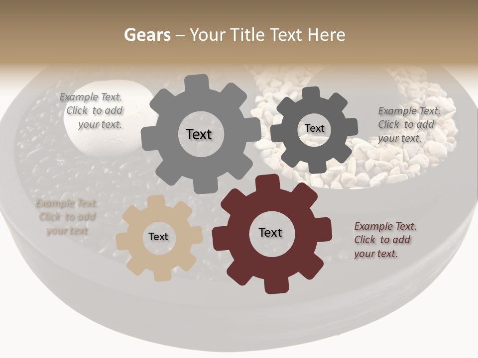 Gravel Yin Wellness PowerPoint Template