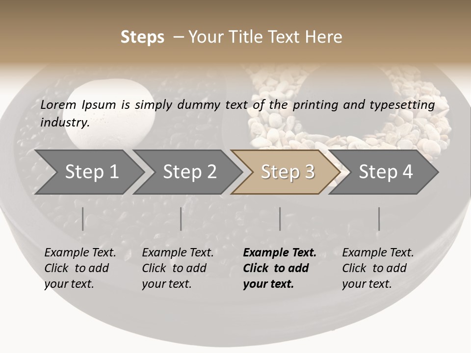 Gravel Yin Wellness PowerPoint Template