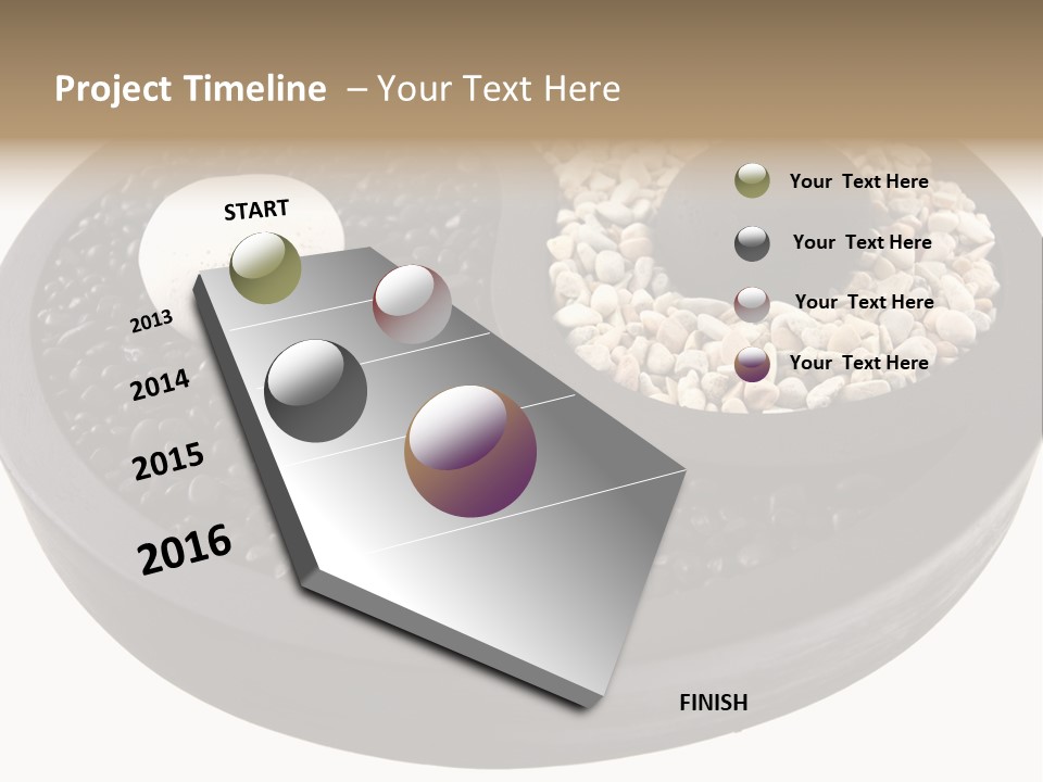 Gravel Yin Wellness PowerPoint Template