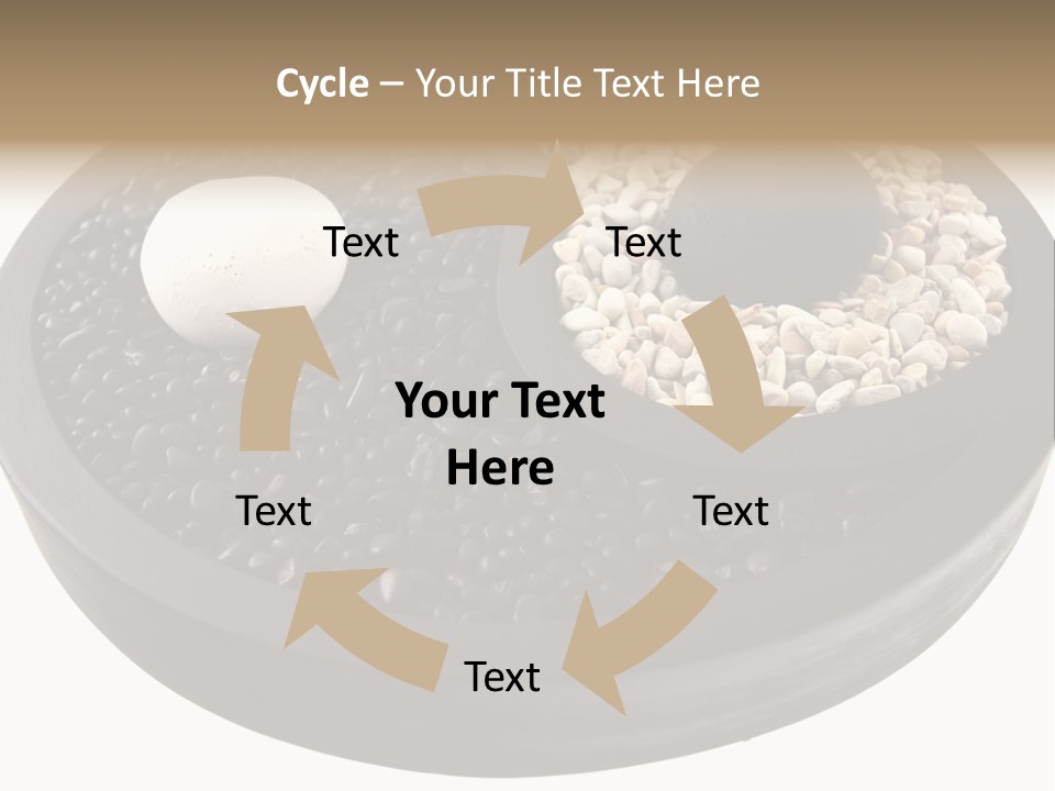 Gravel Yin Wellness PowerPoint Template