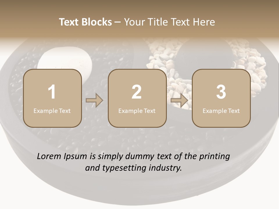 Gravel Yin Wellness PowerPoint Template