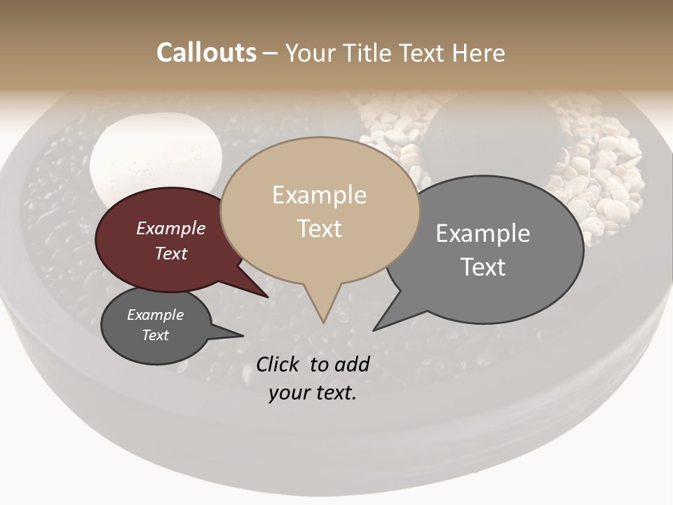 Gravel Yin Wellness PowerPoint Template