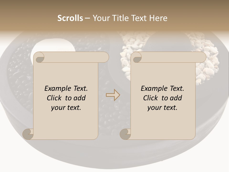 Gravel Yin Wellness PowerPoint Template