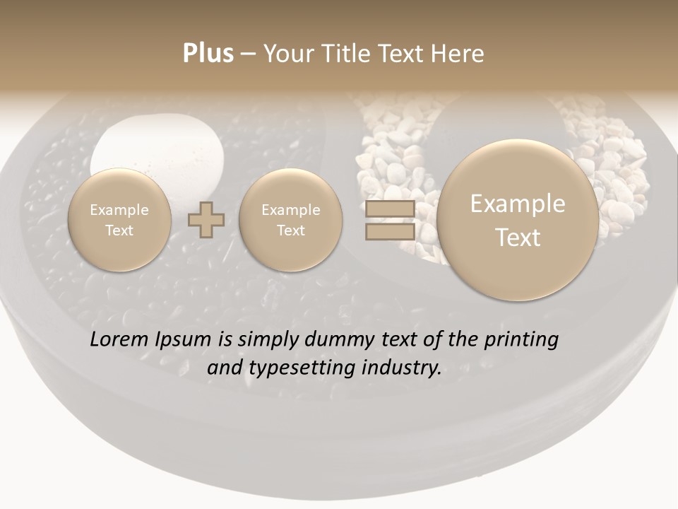 Gravel Yin Wellness PowerPoint Template
