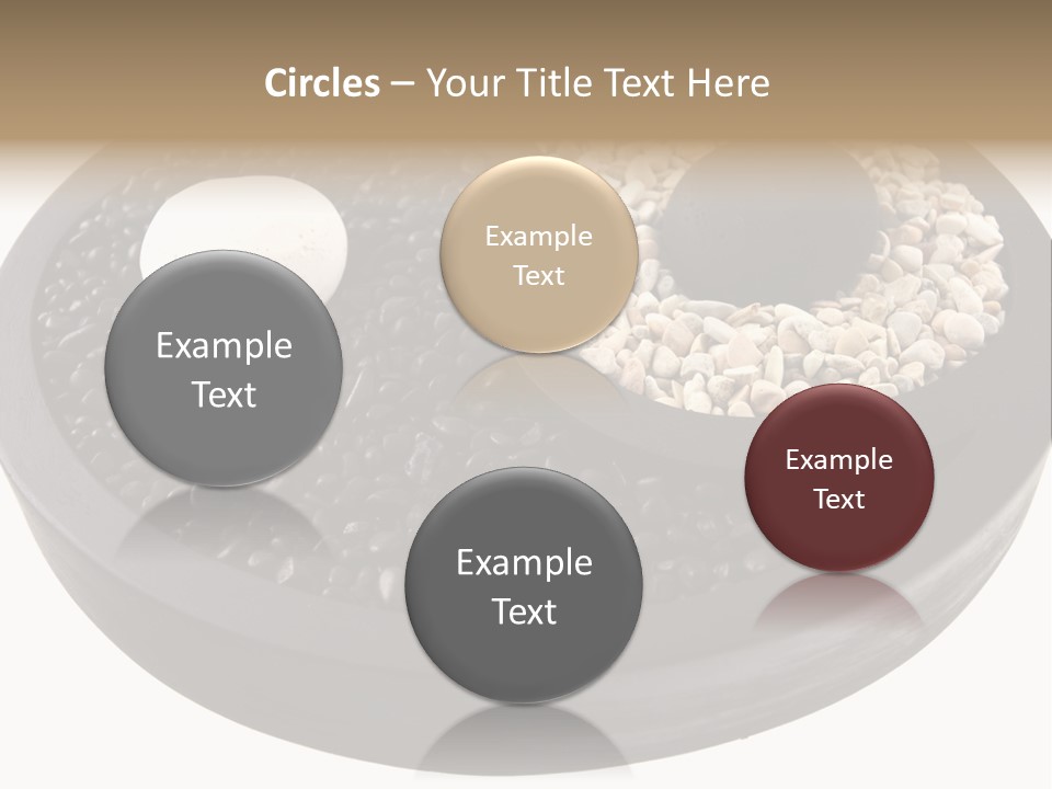 Gravel Yin Wellness PowerPoint Template