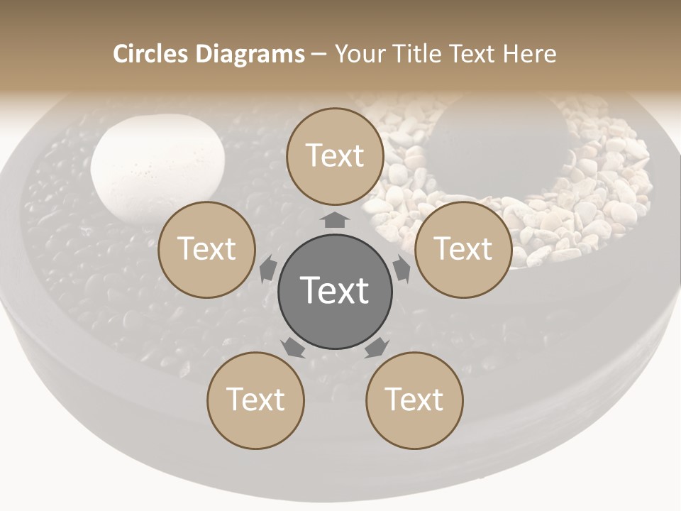 Gravel Yin Wellness PowerPoint Template