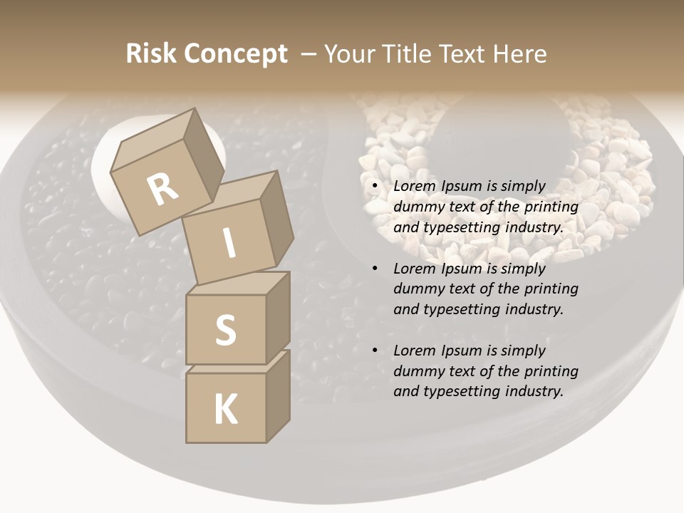 Gravel Yin Wellness PowerPoint Template