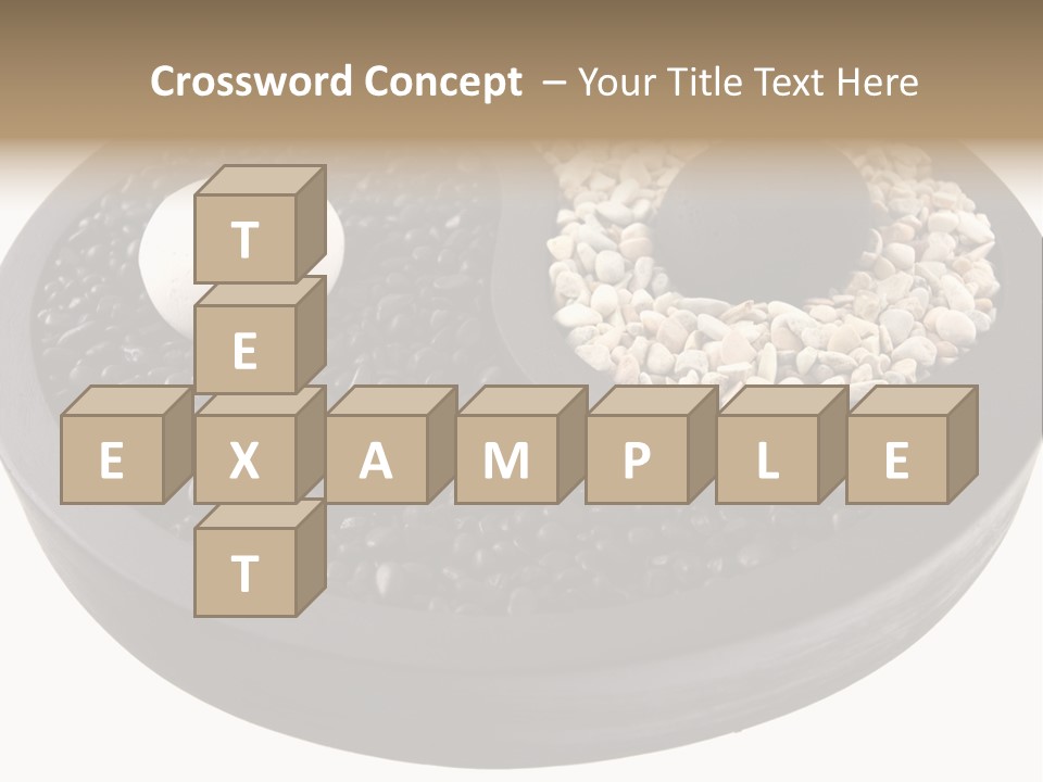 Gravel Yin Wellness PowerPoint Template