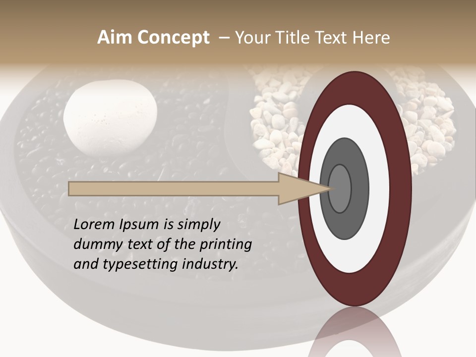 Gravel Yin Wellness PowerPoint Template