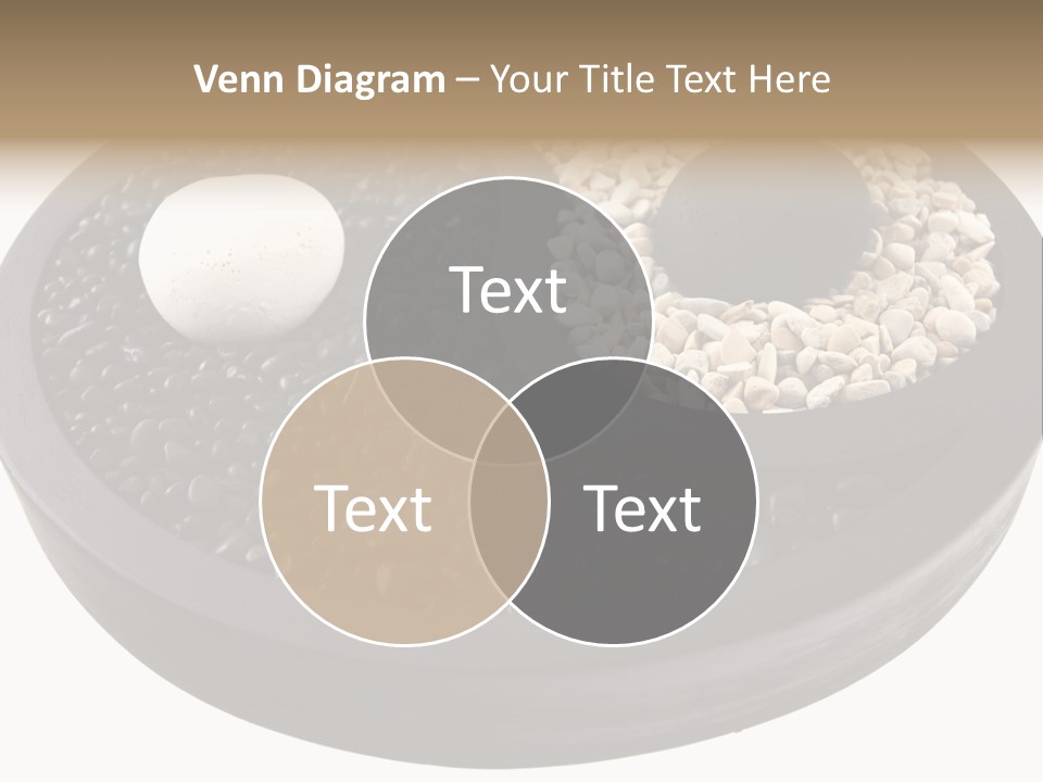 Gravel Yin Wellness PowerPoint Template